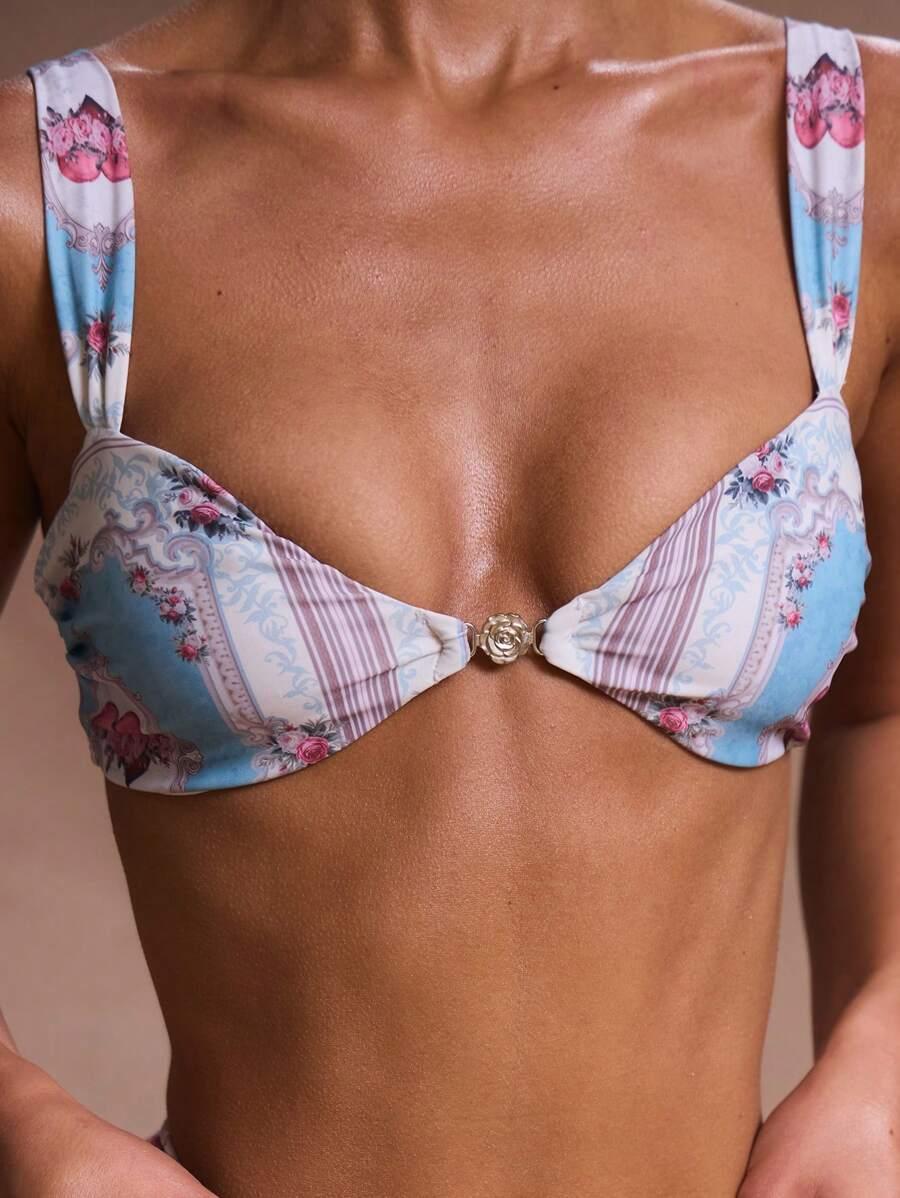 góra od bikini print 