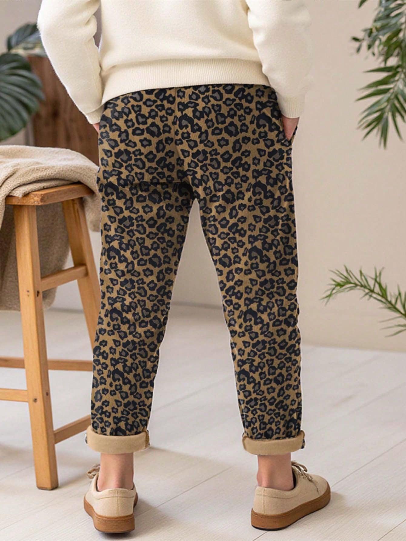 spodnie animal print