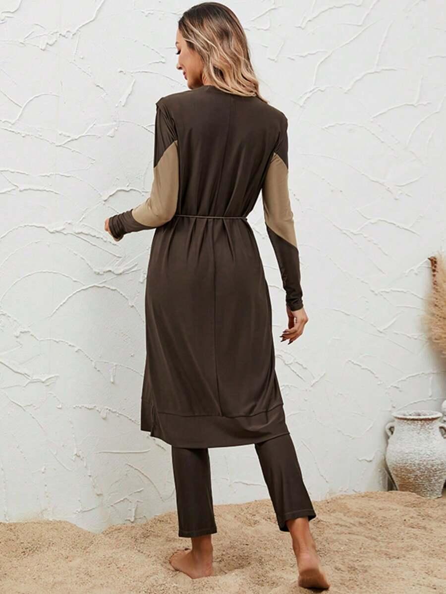 TRZYCZĘŚCIOWY STRÓJ KĄPIELOWY hijab KOMPLET