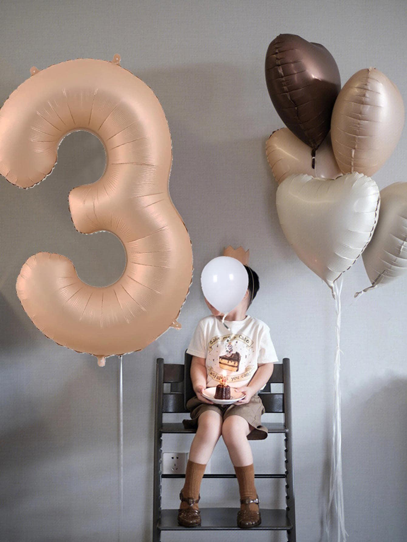zestaw balonów liczba "0" 6-pack