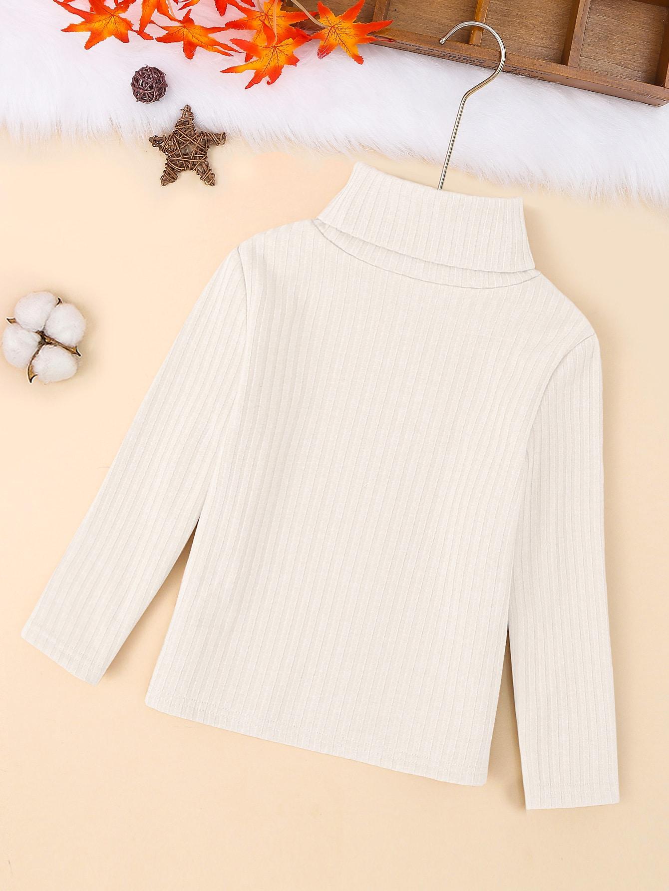 ocieplany sweter prążki