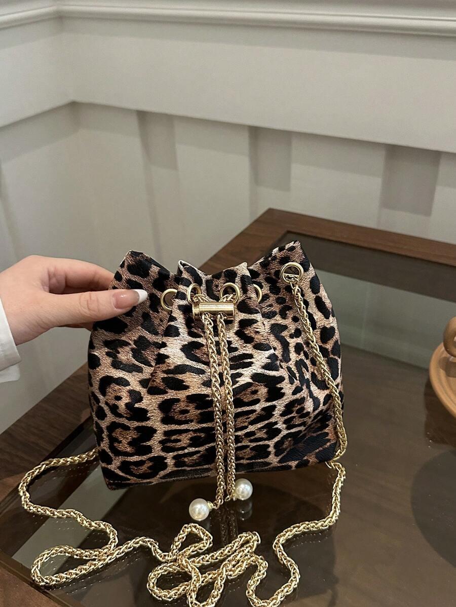 torebka animal print wiązanie