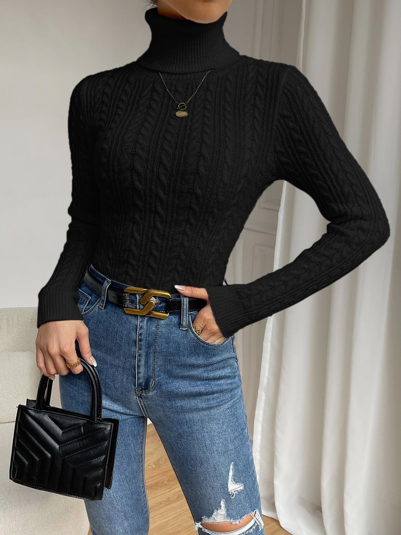 CZARNY SWETER GOLF