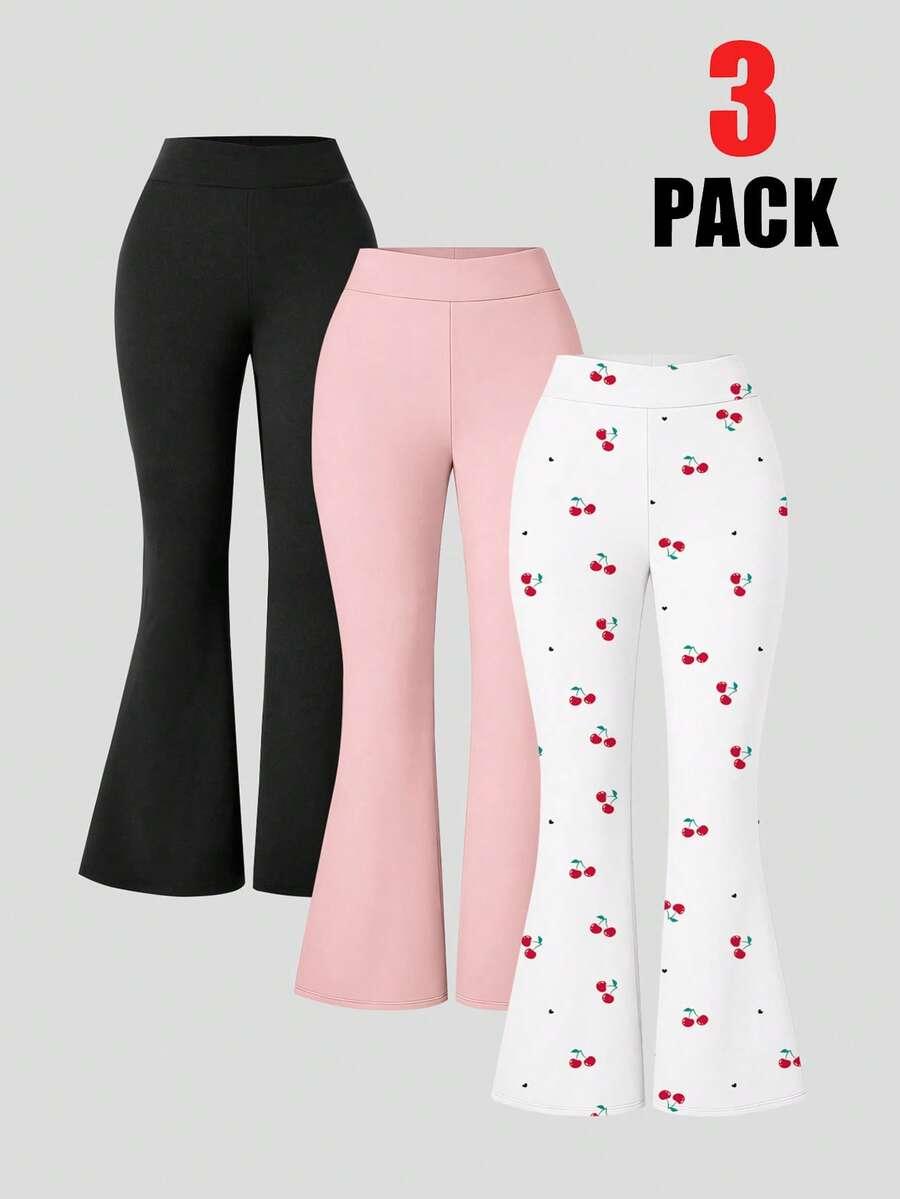 spodnie dzwony 3-pack