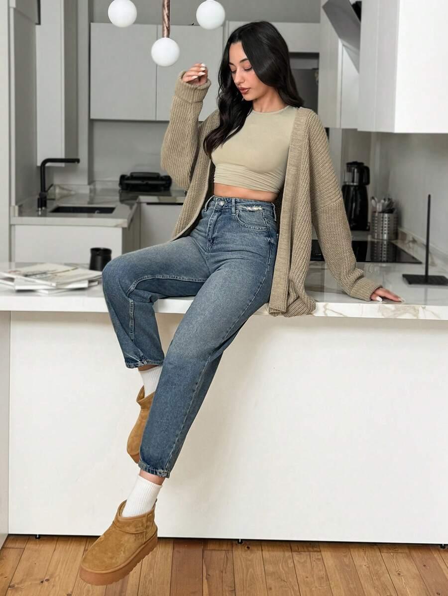 NIEBIESKIE SPODNIE JEANS