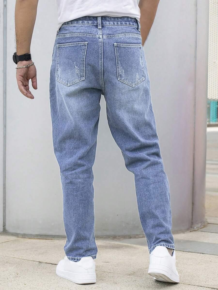 PROSTE SPODNIE JEANS KIESZENIE