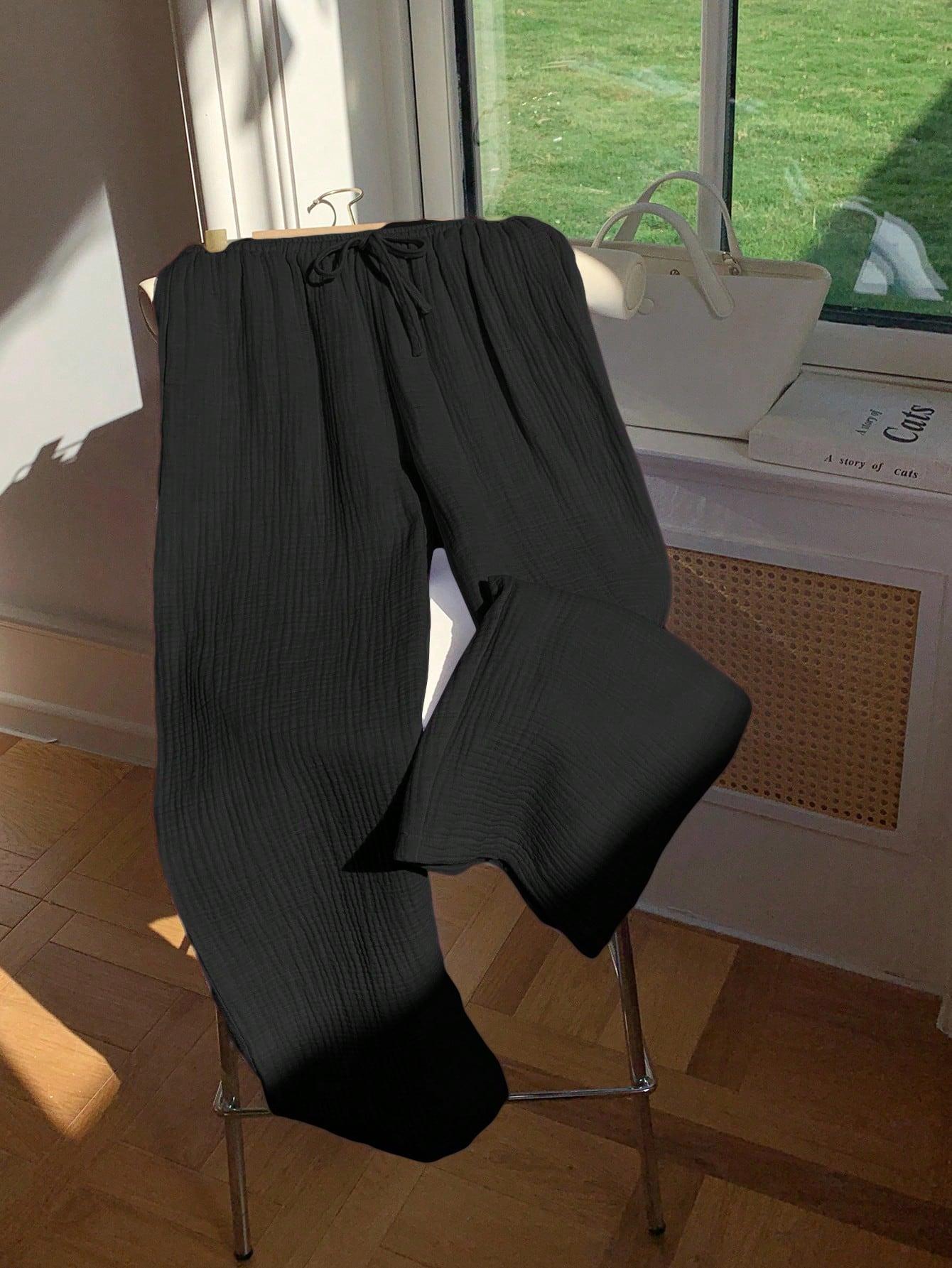 CZARNE SPODNIE CASUAL