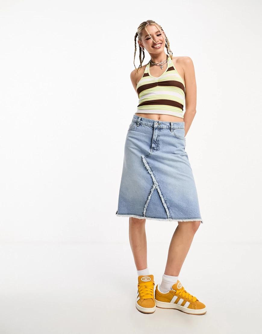 crop top w paski retro odkryte plecy