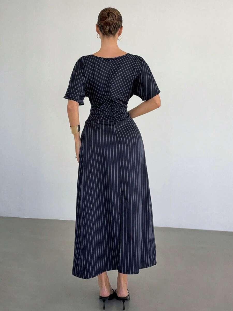 NIEBIESKA MAXI SUKIENKA
