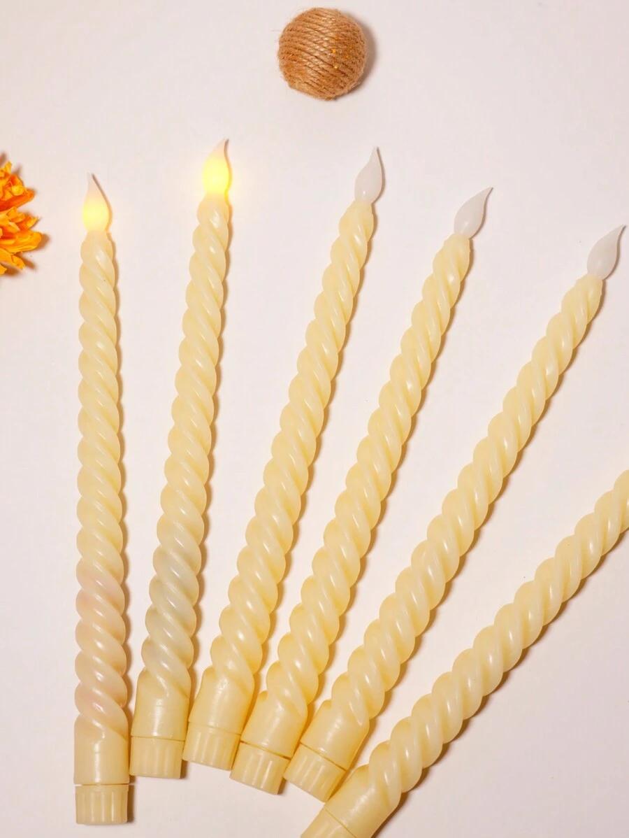 świece stołowe led na baterie 6-pack