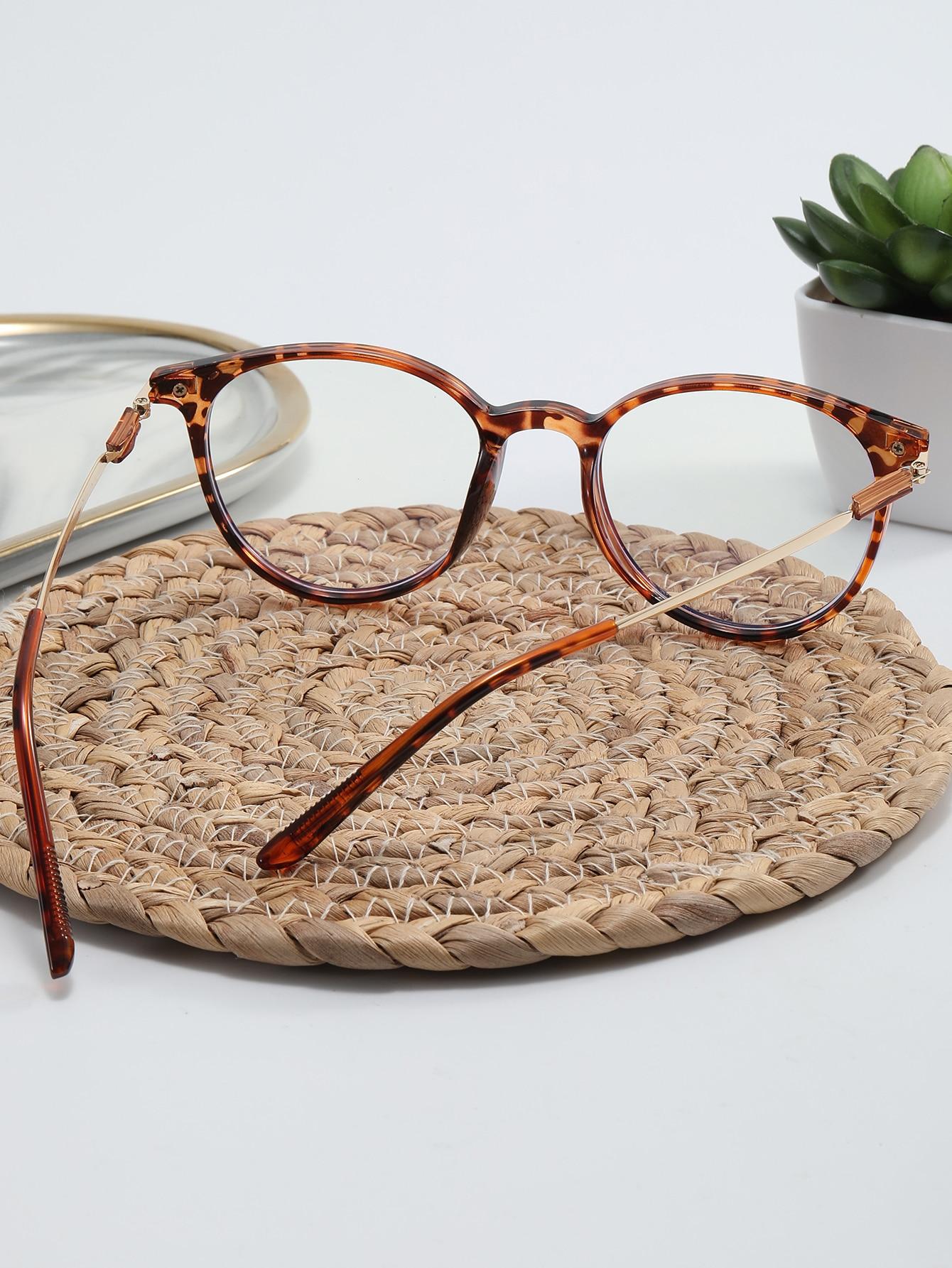 okulary zerówki ANIMAL PRINT