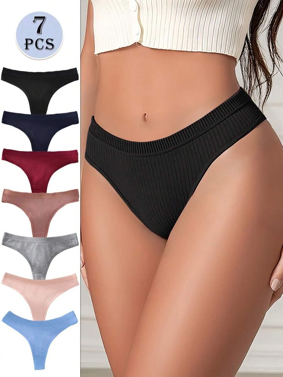 majtki prążek 7-pack