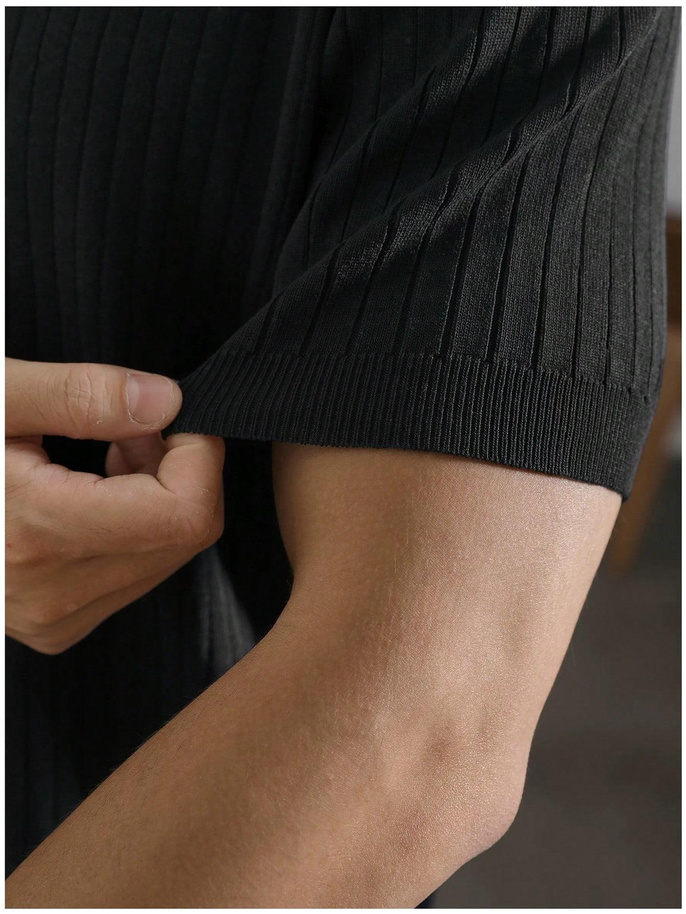 CZARNa koszulka polo BASIC
