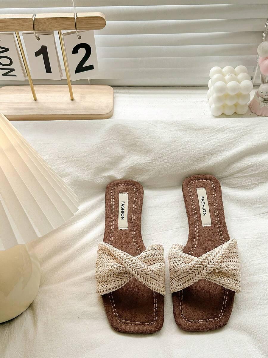 plecione klapki casual