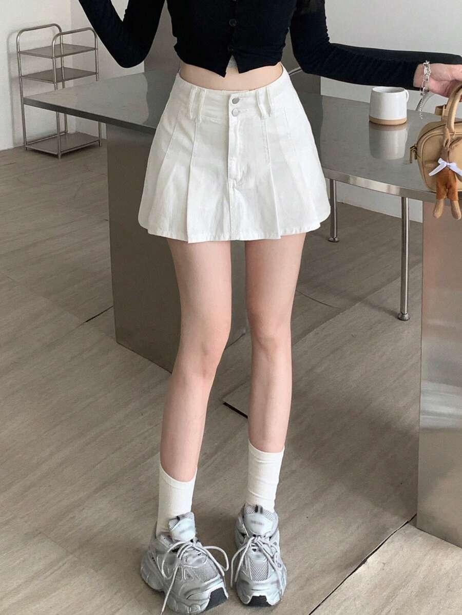 JEANSOWA MINI SPÓDNICA