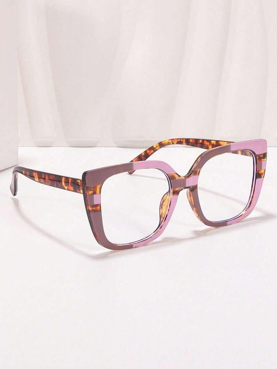 okulary zerówki animal print