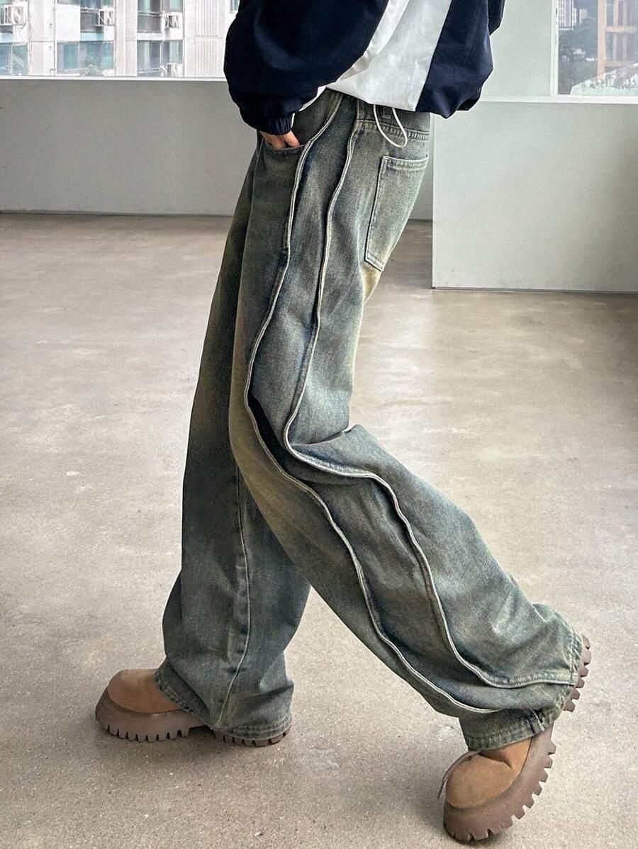 SPODNIE JEANS SZEROKIE NOGAWKI