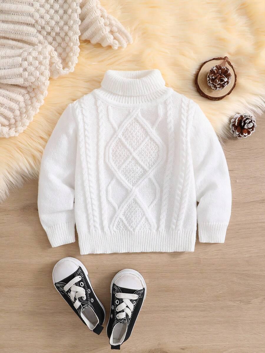 BIAŁY SWETER GOLF