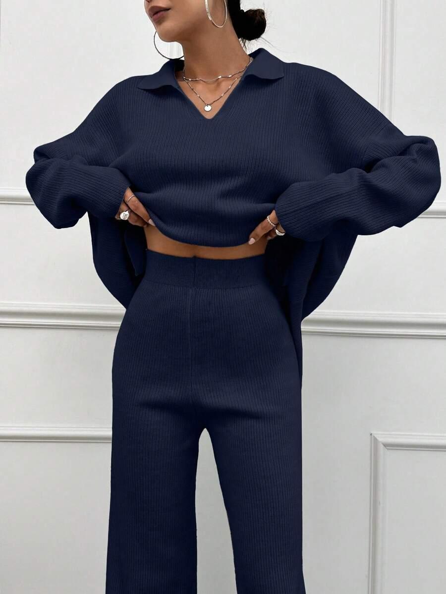 KOMPLET SWETER SPODNIE