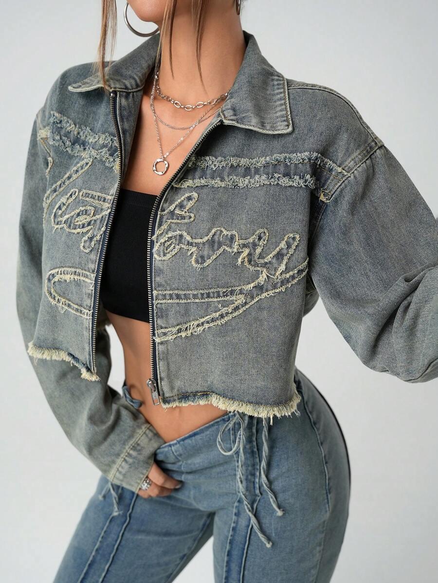 KURTKA JEANS ZAMEK