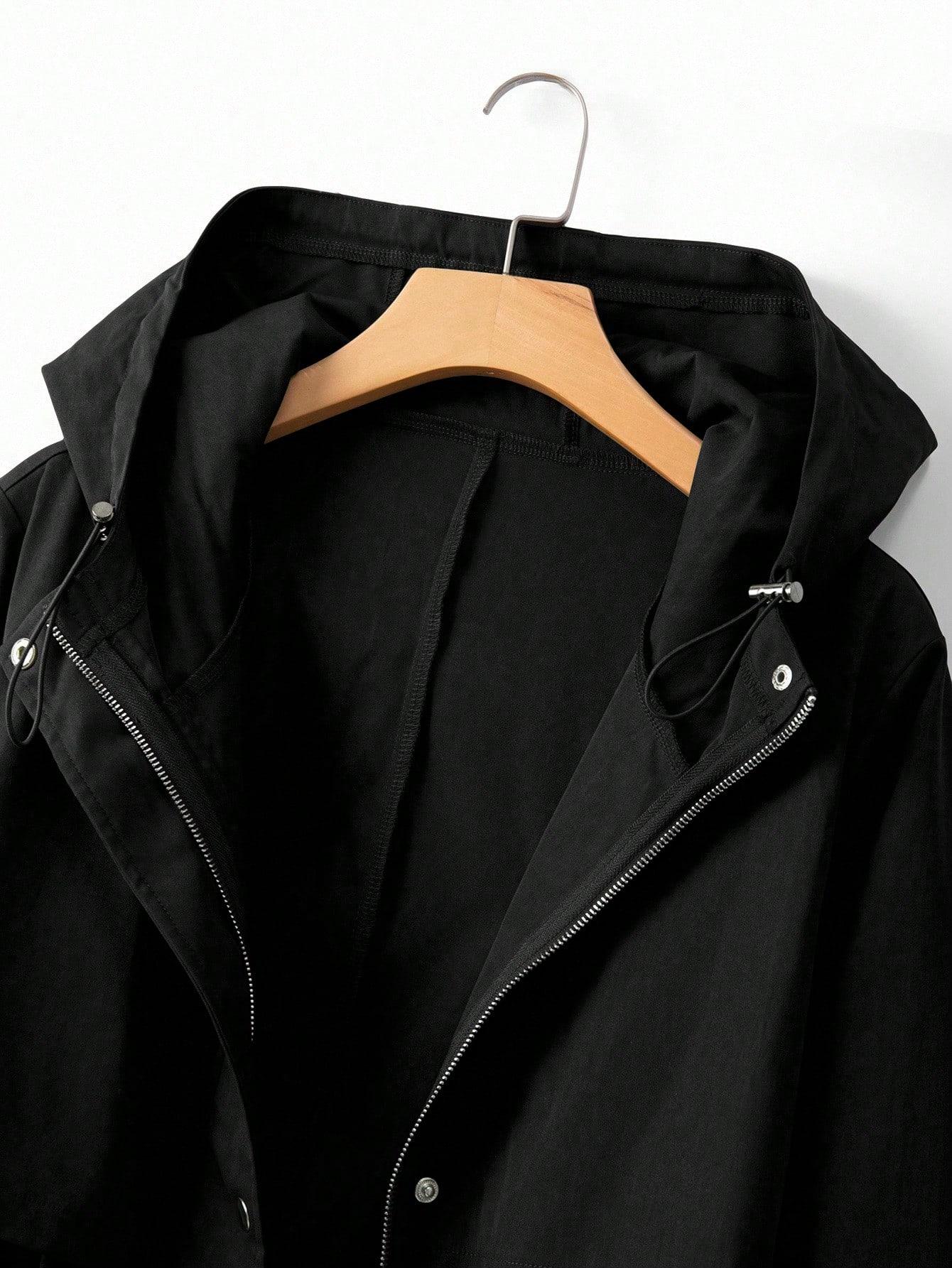 czarna kurtka parka
