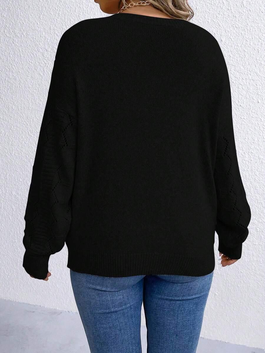 KLASYCZNY SWETER V NECK