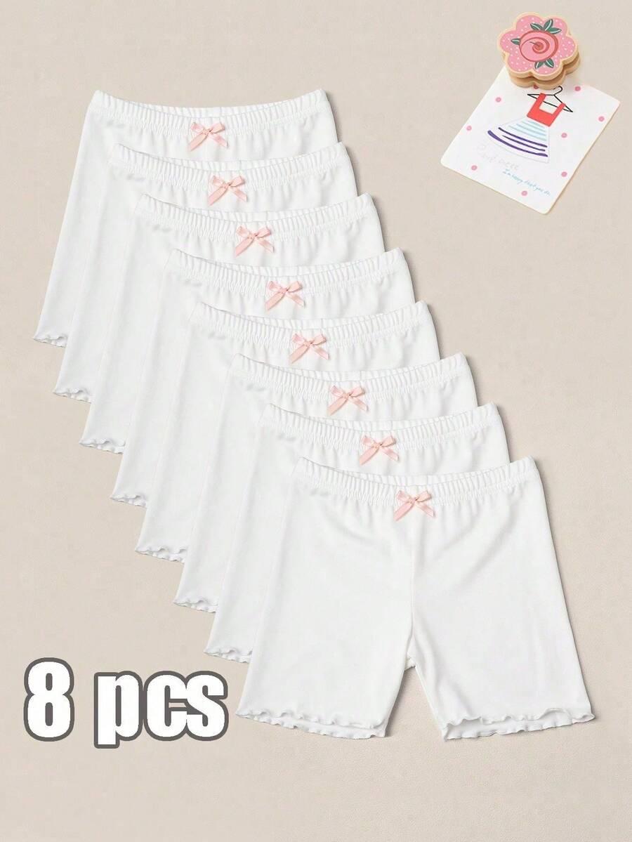 białe spodenki 8-pack