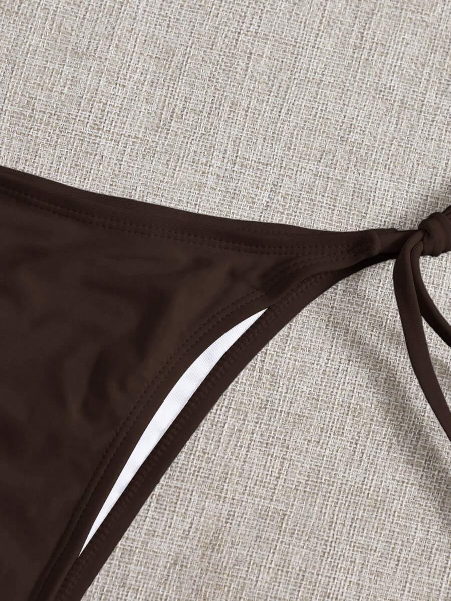 brązowy dół od bikini