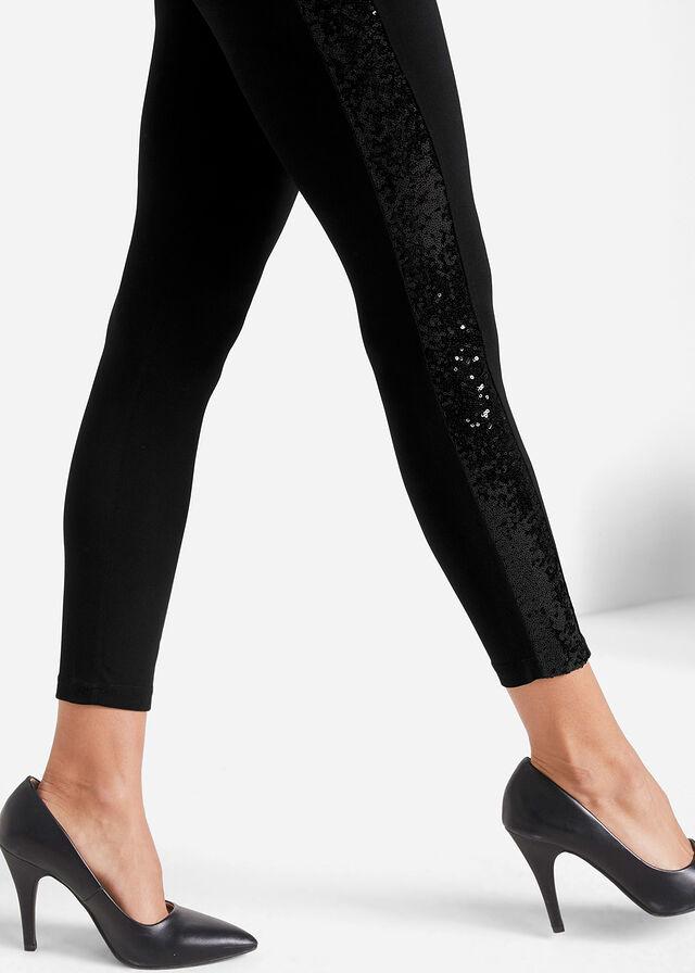 LEGGINSY Z CEKINAMI