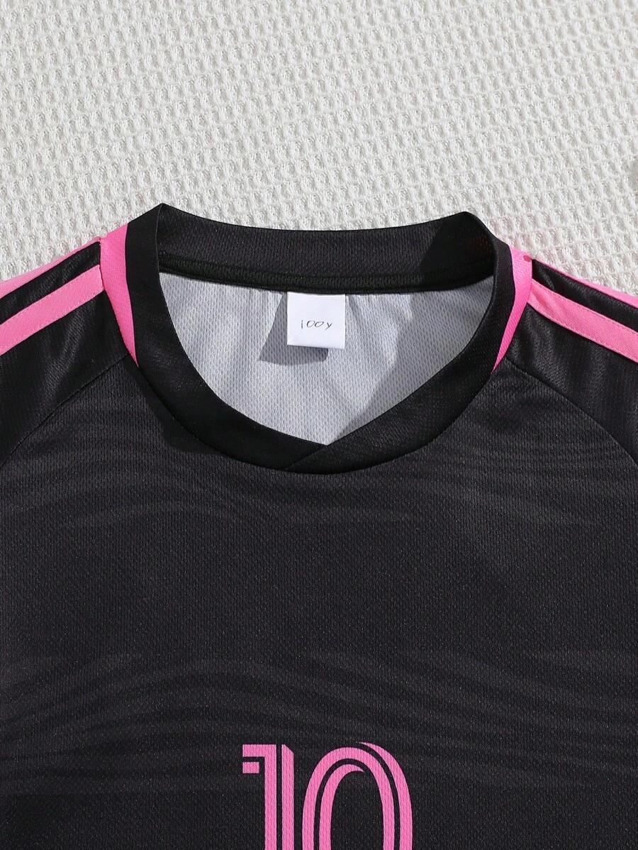 t-shirt spodenki komplet napis marko