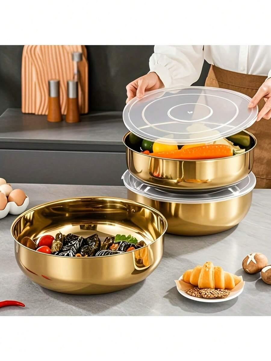 miska stal nierdzewna gold