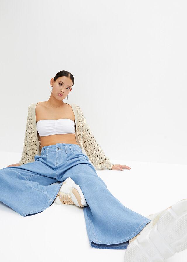 NIEBIESKIE SPODNIE JEANS 