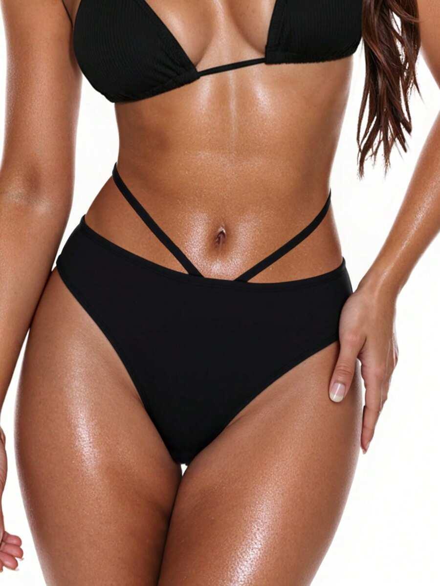CZARNY dół od bikini