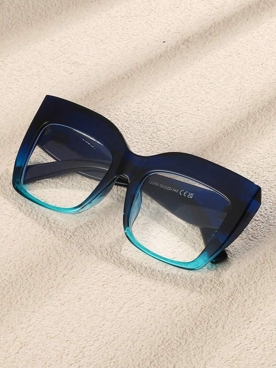 niebieskie okulary zerówki 