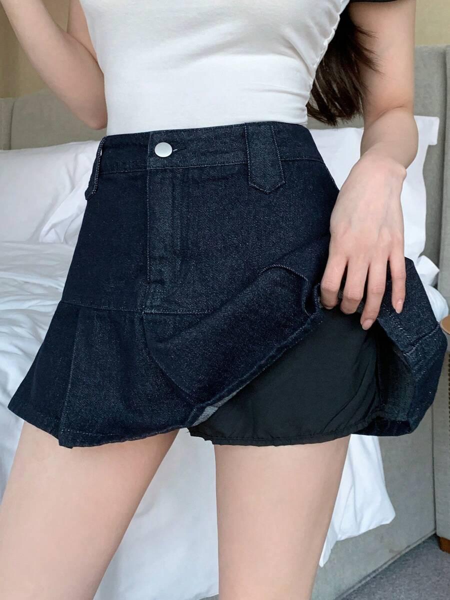 SPÓDNICA JEANSOWA MINI
