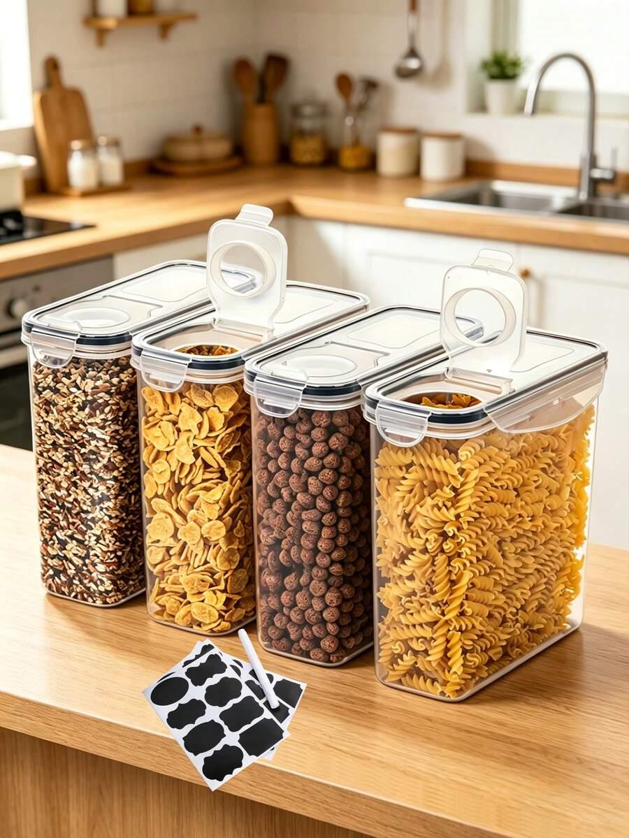 POJEMNIKI NA ŻYWNOŚĆ Z POKRYWKĄ 4-PACK