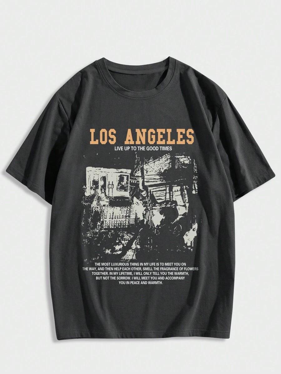 T-SHIRT Z NADRUKIEM