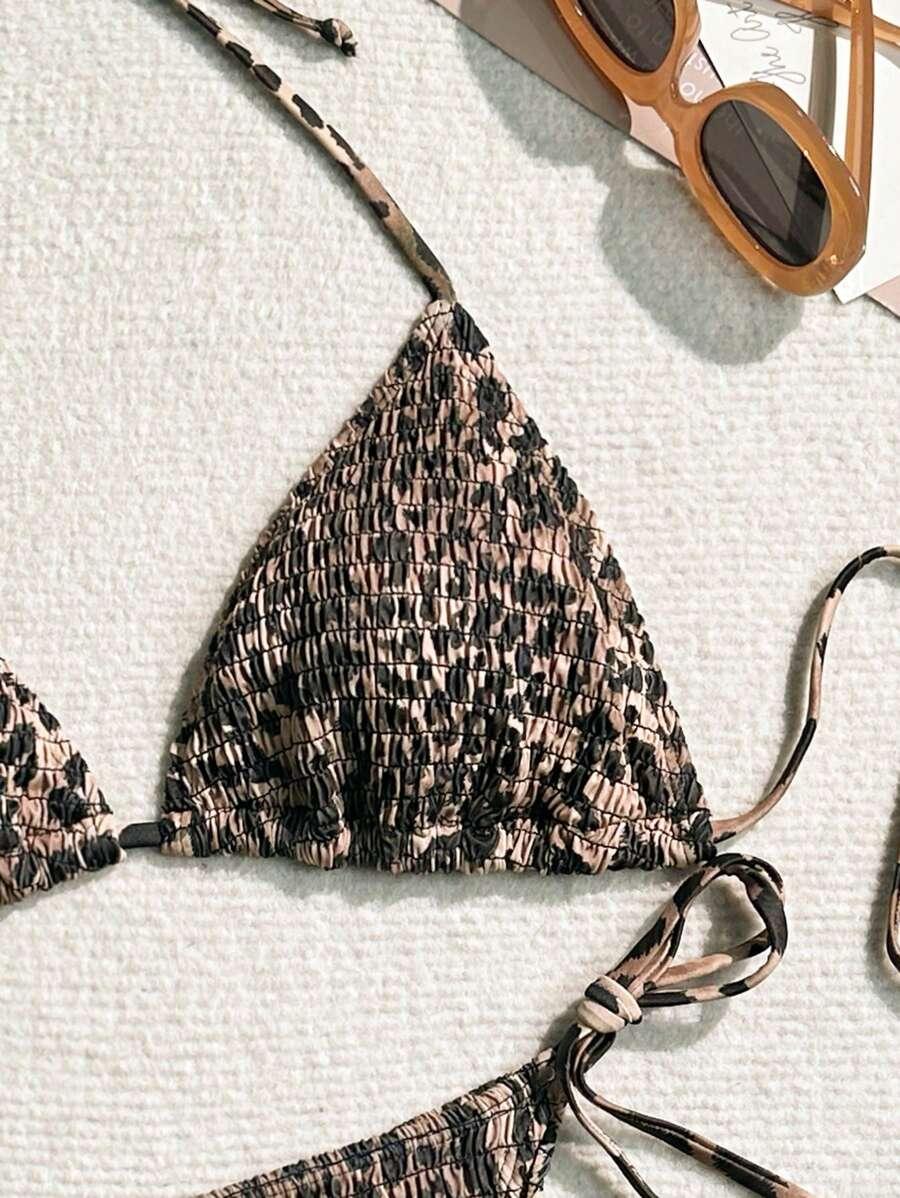 DWUCZĘŚCIOWY STRÓJ KĄPIELOWY ANIMAL PRINT