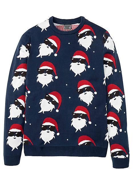 sweter wzór świąteczny
