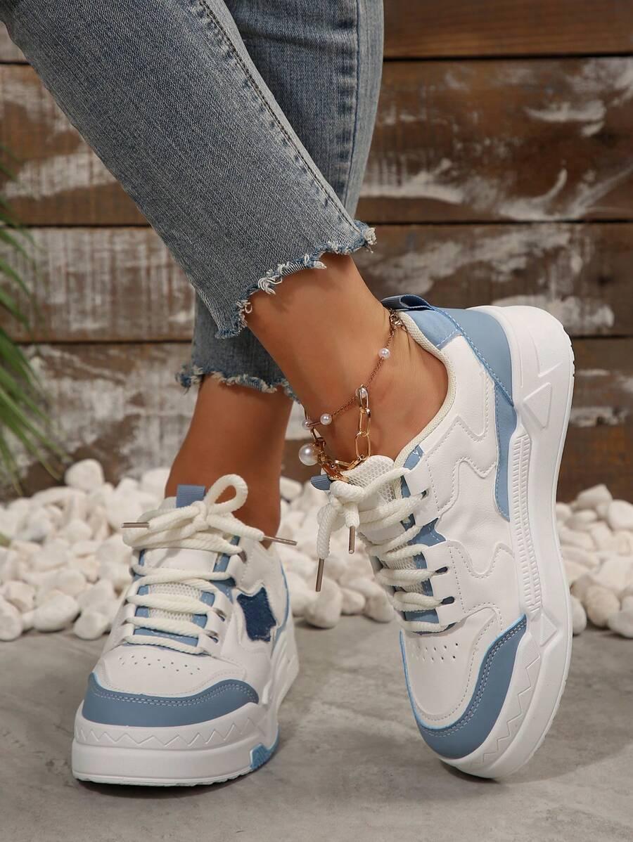 NIEBIESKIE BUTY SPORTOWE