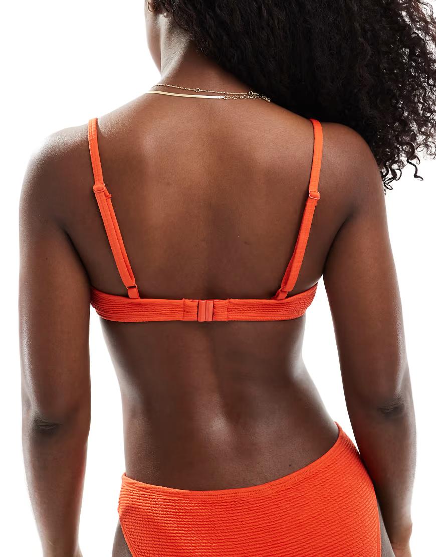 pomarańczowa GÓRA OD BIKINI 
