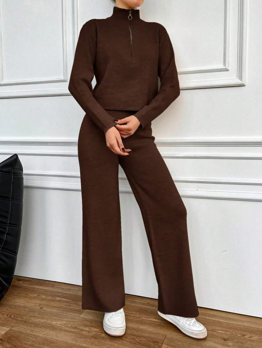 KOMPLET SWETER SPODNIE