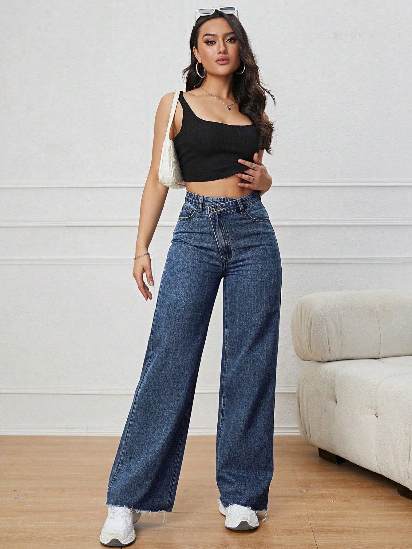 NIEBIESKIE SPODNIE JEANS
