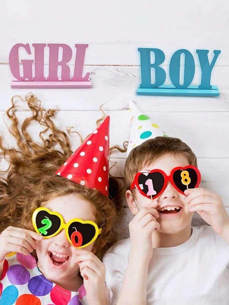DREWNIANY NAPISZ BOY GIRL 