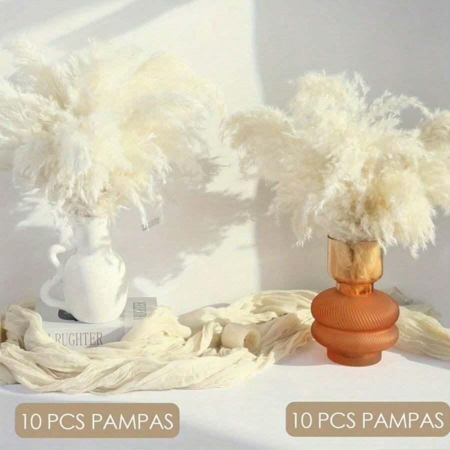 SZTUCZNA TRAWA PAMPASOWA BUKIET 10SZT.