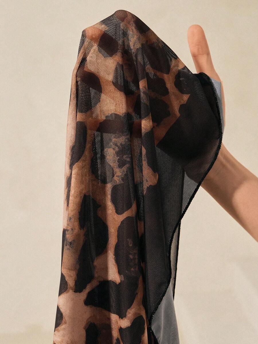 KOMPLET JEDNOCZĘŚCIOWY STRÓJ KĄPIELOWY SARONG ANIMAL