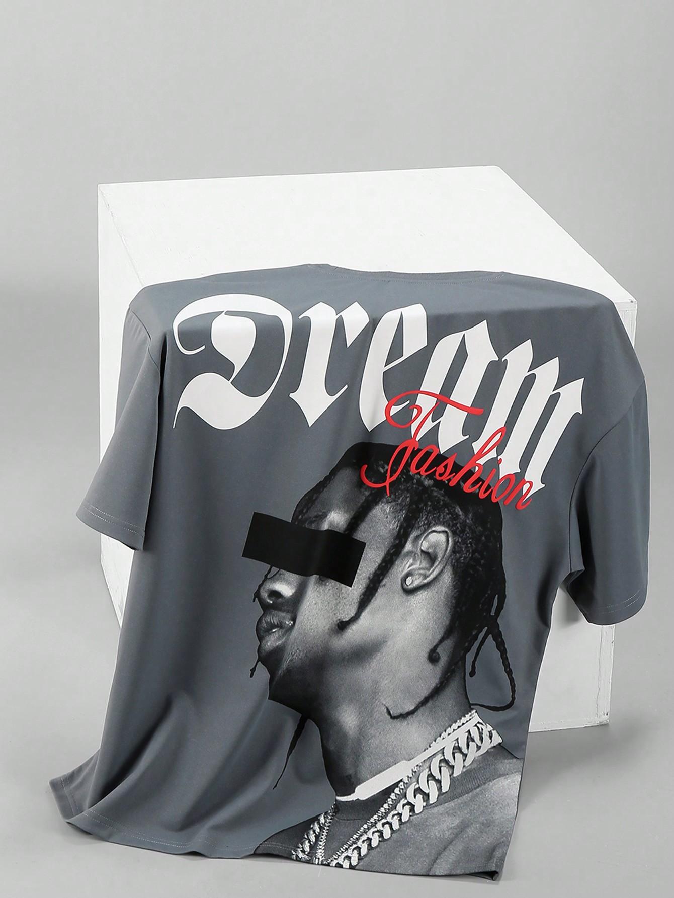 T-SHIRT MĘSKI NADRUK