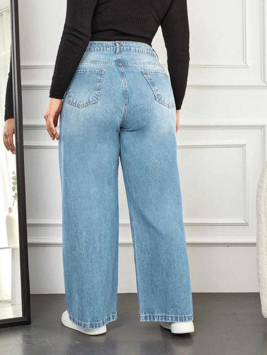 NIEBIESKIE SPODNIE JEANS