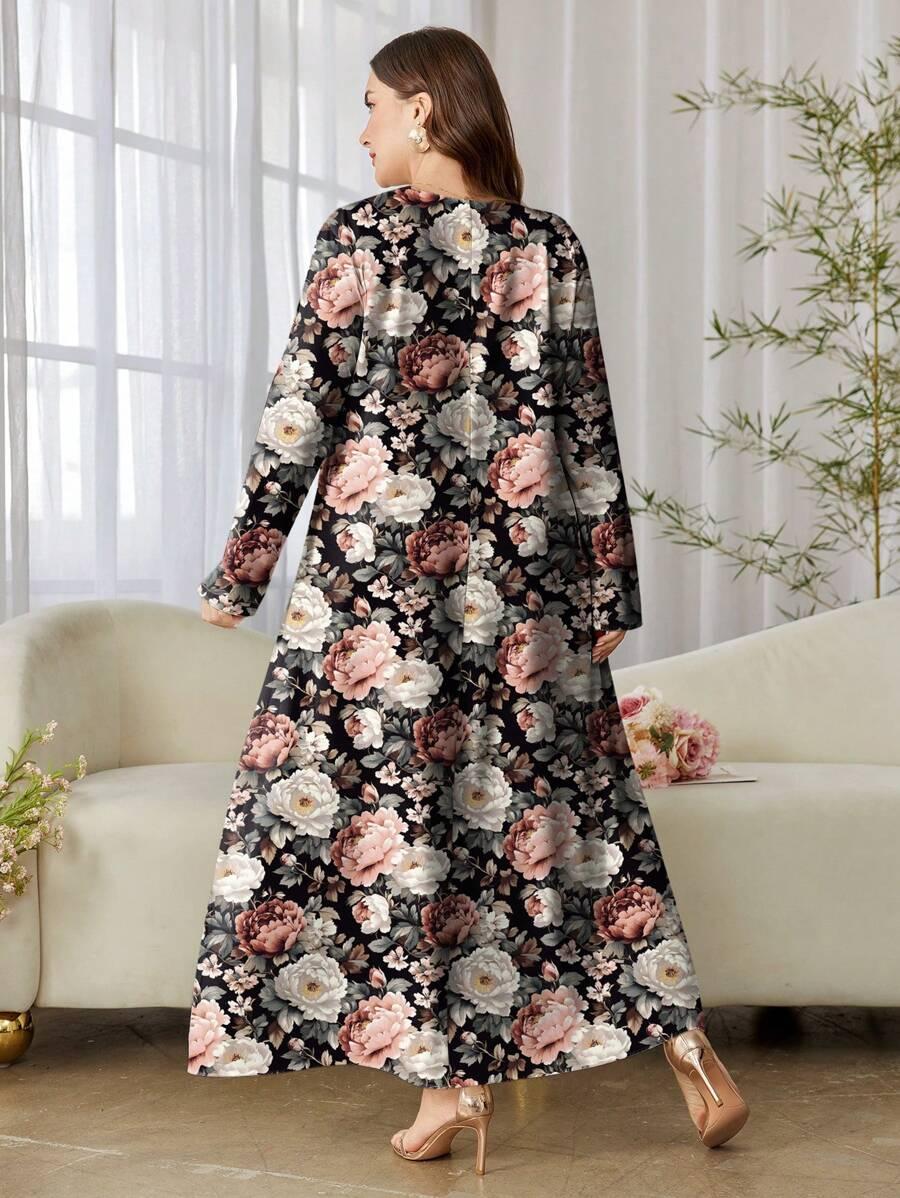 maxi sukienka w kwiaty