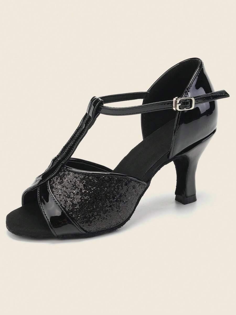 czarny buty do tańca